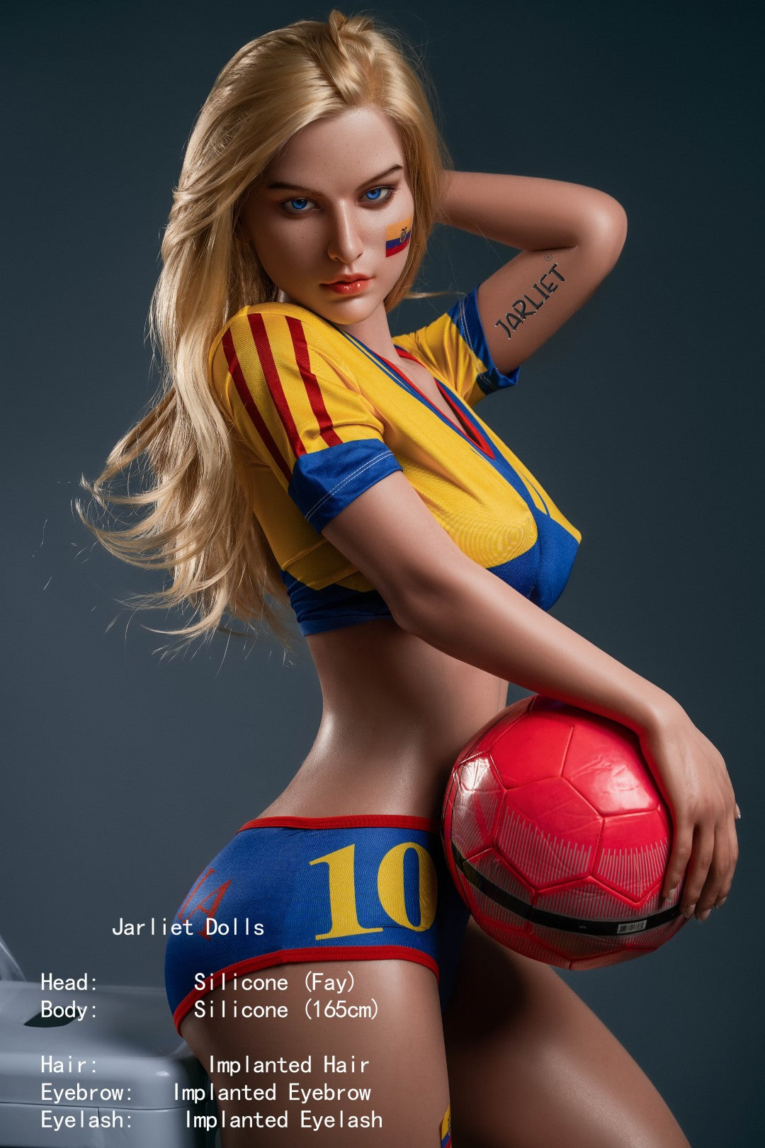 Sekso lėlė Fay (Jarliet 165 cm C-Cup silikoninis)
