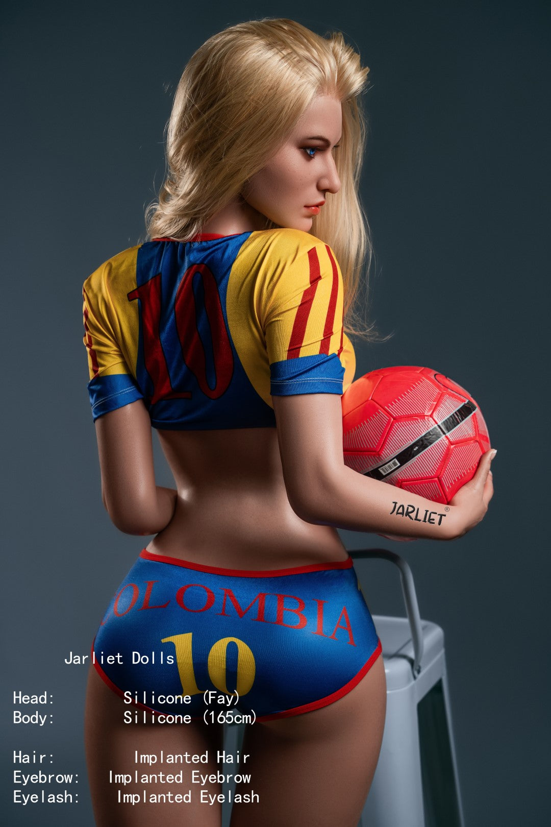Sekso lėlė Fay (Jarliet 165 cm C-Cup silikoninis)
