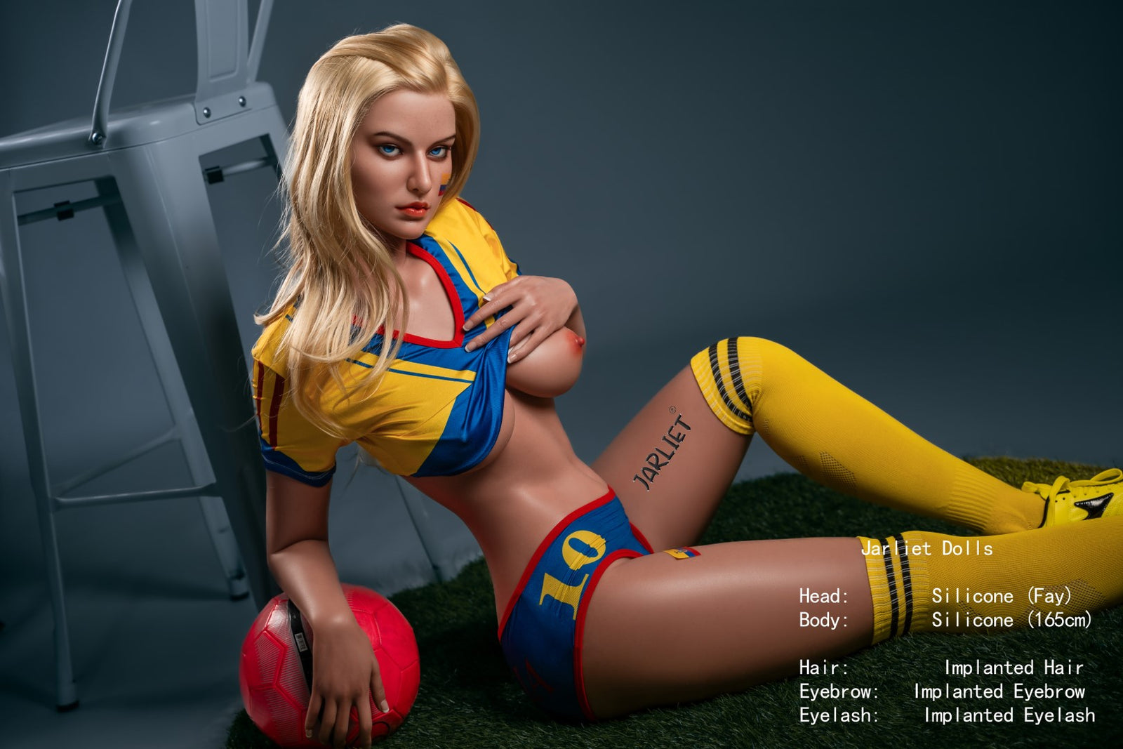 Sekso lėlė Fay (Jarliet 165 cm C-Cup silikoninis)