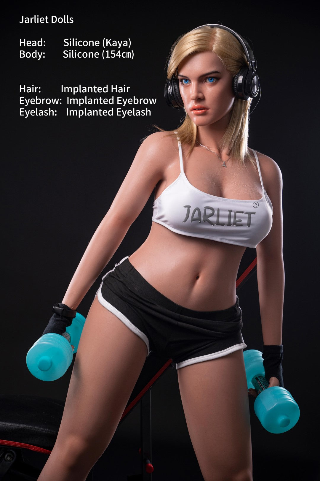 Kaya 1 Sex Doll (Jarliet 154 cm C-Cup silikoninis)