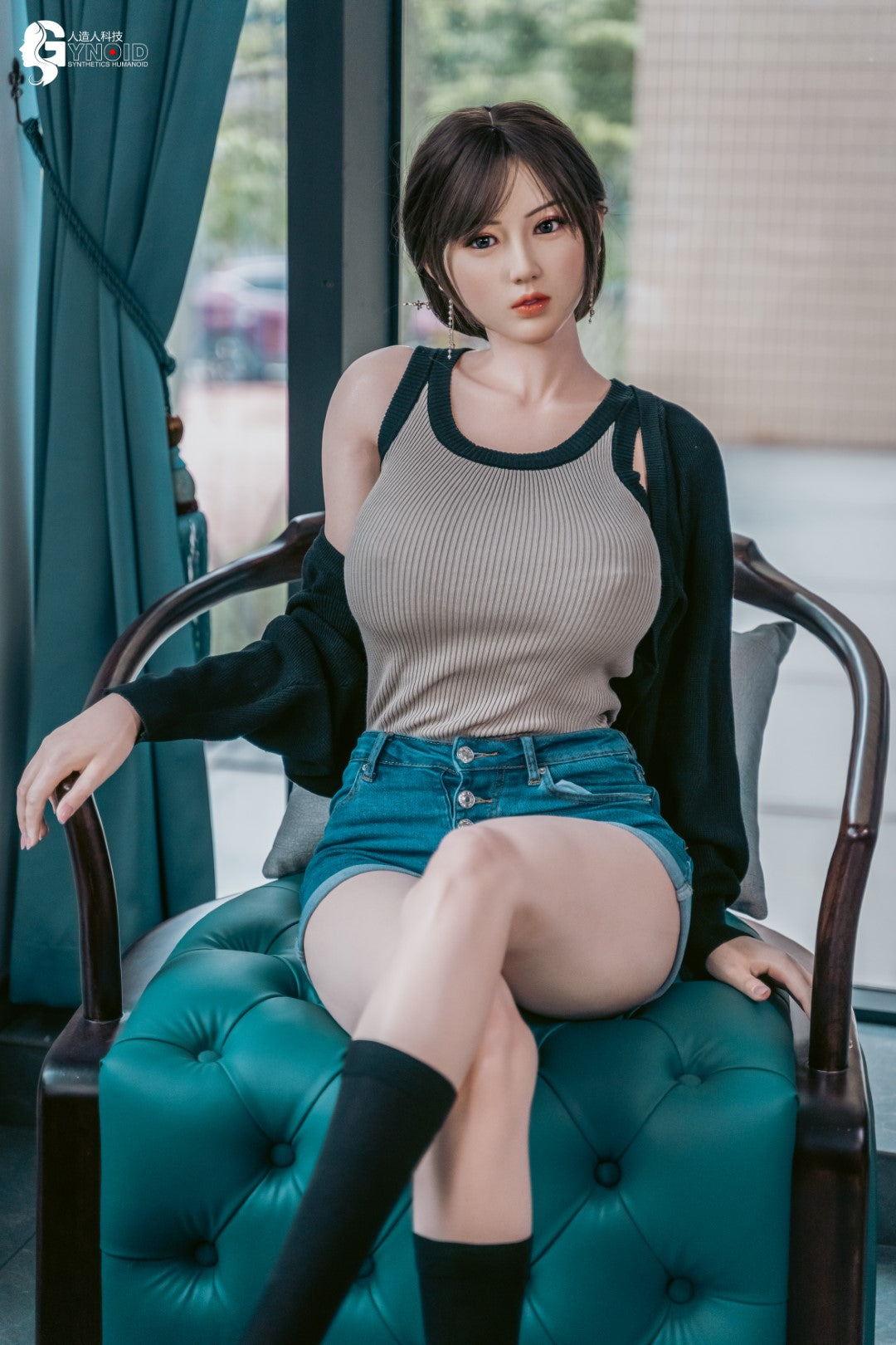 Sekso lėlė Leyla Model 19R Deluxe (Gynoid Doll 168 cm F-Cup silikoninis)