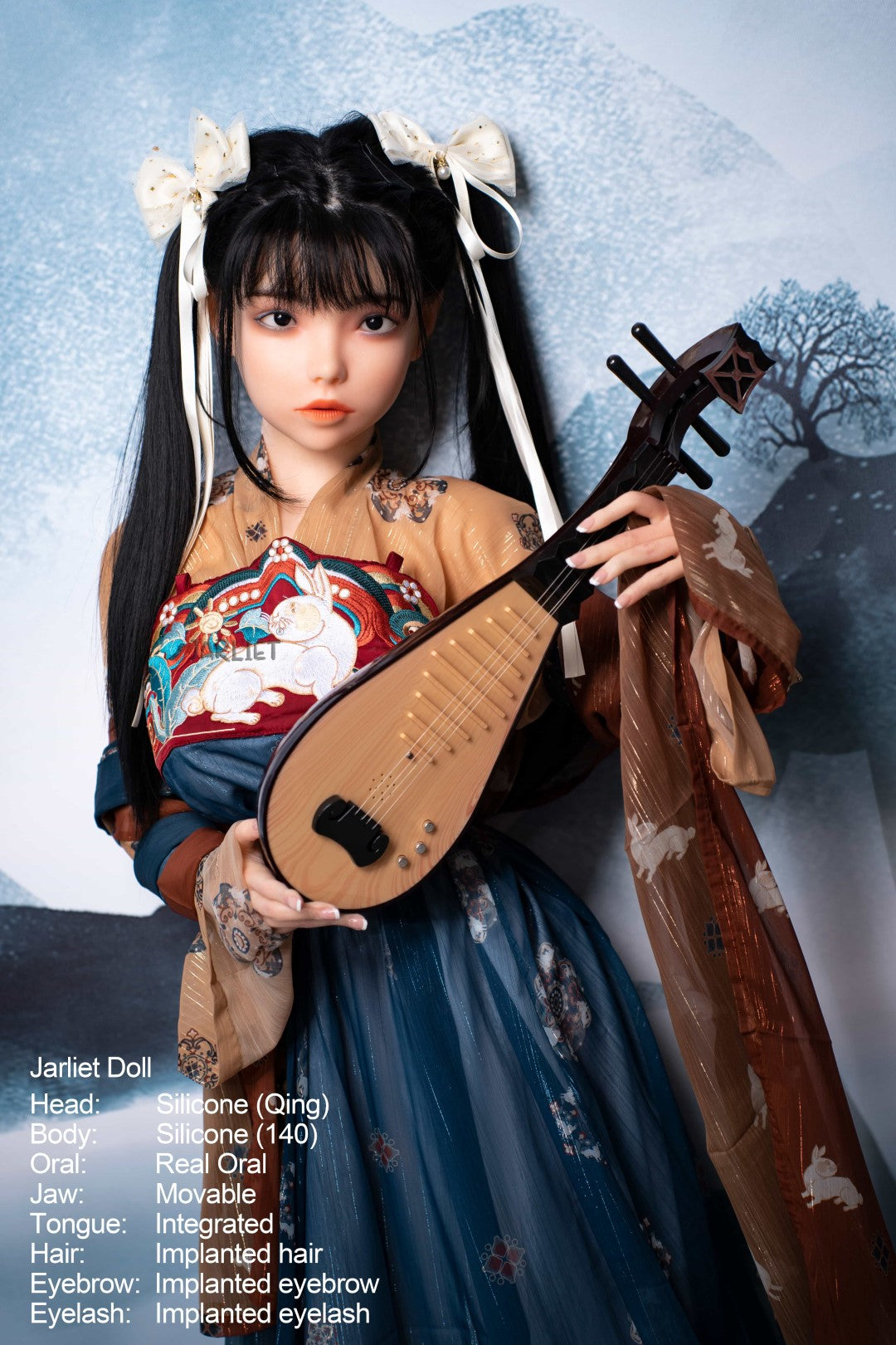 Qing 2 Sex Doll (Jarliet 140 cm C-Cup silikoninis)