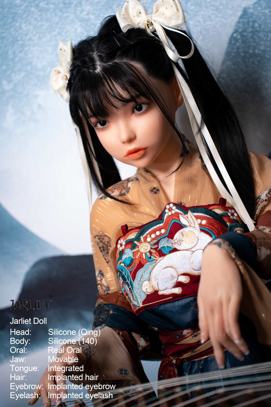 Qing 2 Sex Doll (Jarliet 140 cm C-Cup silikoninis)