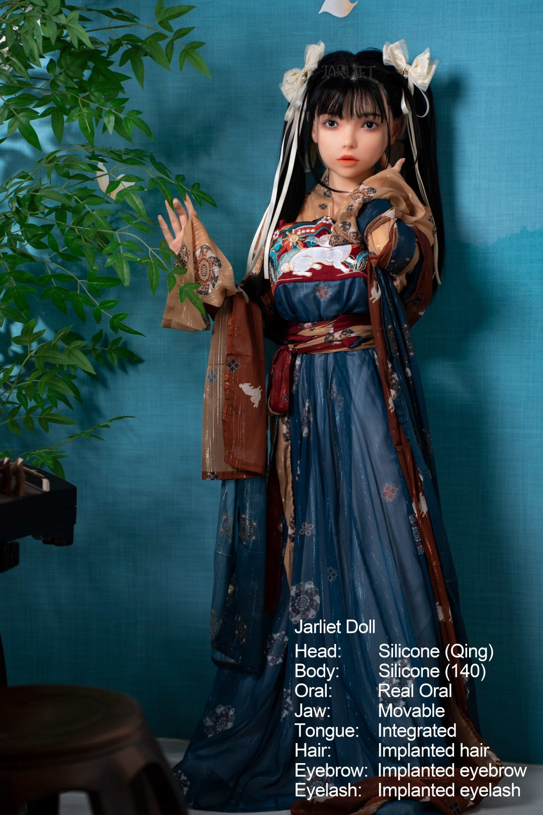 Qing 2 Sex Doll (Jarliet 140 cm C-Cup silikoninis)