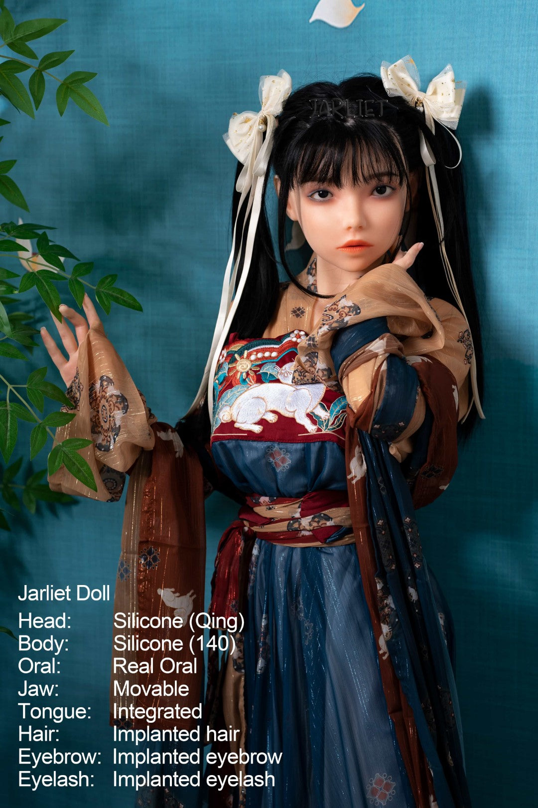 Qing 2 Sex Doll (Jarliet 140 cm C-Cup silikoninis)