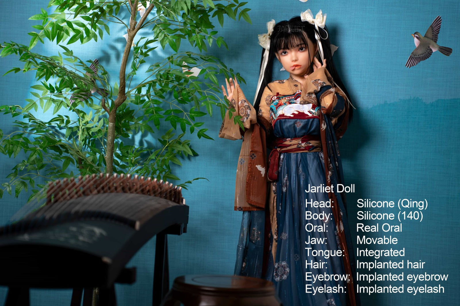 Qing 2 Sex Doll (Jarliet 140 cm C-Cup silikoninis)