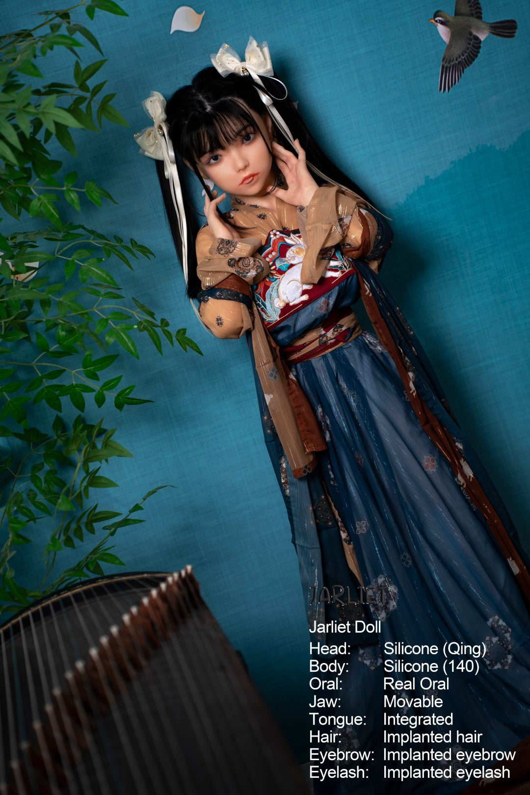 Qing 2 Sex Doll (Jarliet 140 cm C-Cup silikoninis)