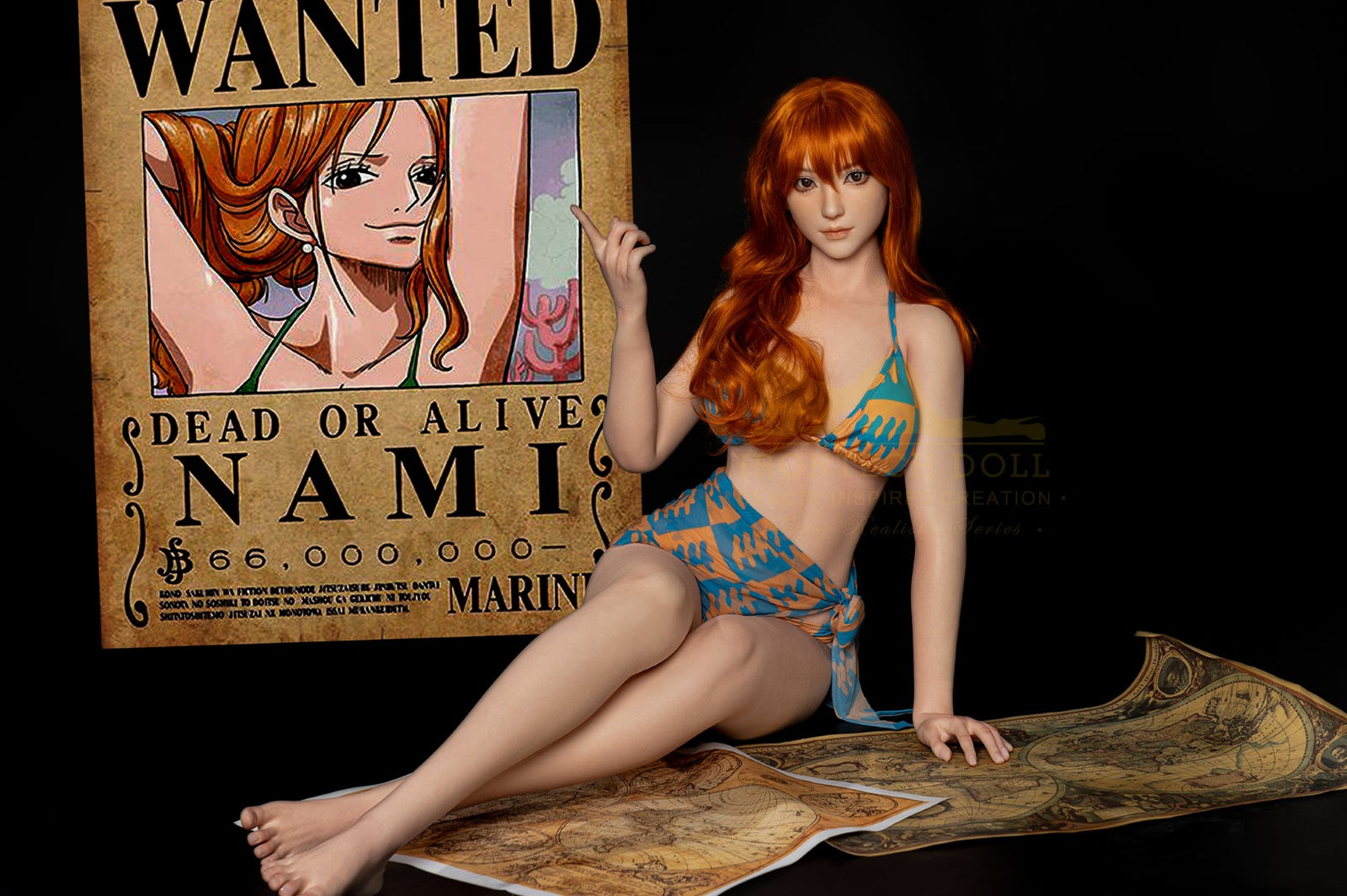 Nami yra tikroviška 166 cm ilgio silikoninė lėlė su C-Cup krūtine iš garsaus prekės ženklo. Irontech Doll. Itin tikroviška sekso lėlė su cosplay stiliumi, įkvėpta populiaraus serialo „One Piece“. Tiems, kurie ieško tikroviškos Nami kopijos iš One Piece, tai puiki lėlė. Nesvarbu, ar jums reikia fotografijos, parodos ar fizinės veiklos. Sekso lėlė Nami One Piece yra geras ir prieinamas pasirinkimas tiems, kurie realiame gyvenime ieško veikėjo Nami 1:1 mastelio versijos.