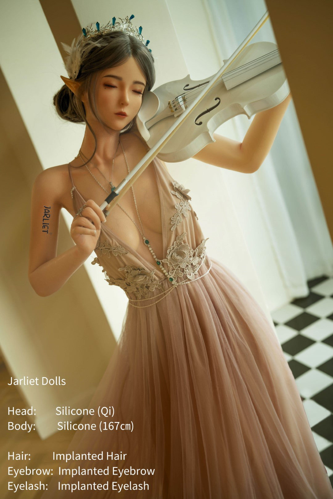 Qi Sex Doll (Jarliet 167 cm B puodelio silikonas)