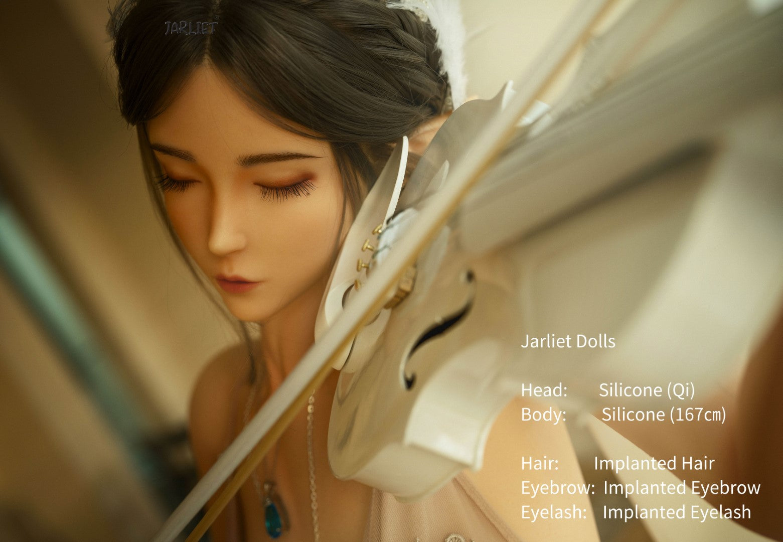 Qi Sex Doll (Jarliet 167 cm B puodelio silikonas)