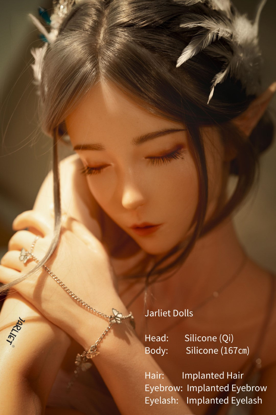 Qi Sex Doll (Jarliet 167 cm B puodelio silikonas)