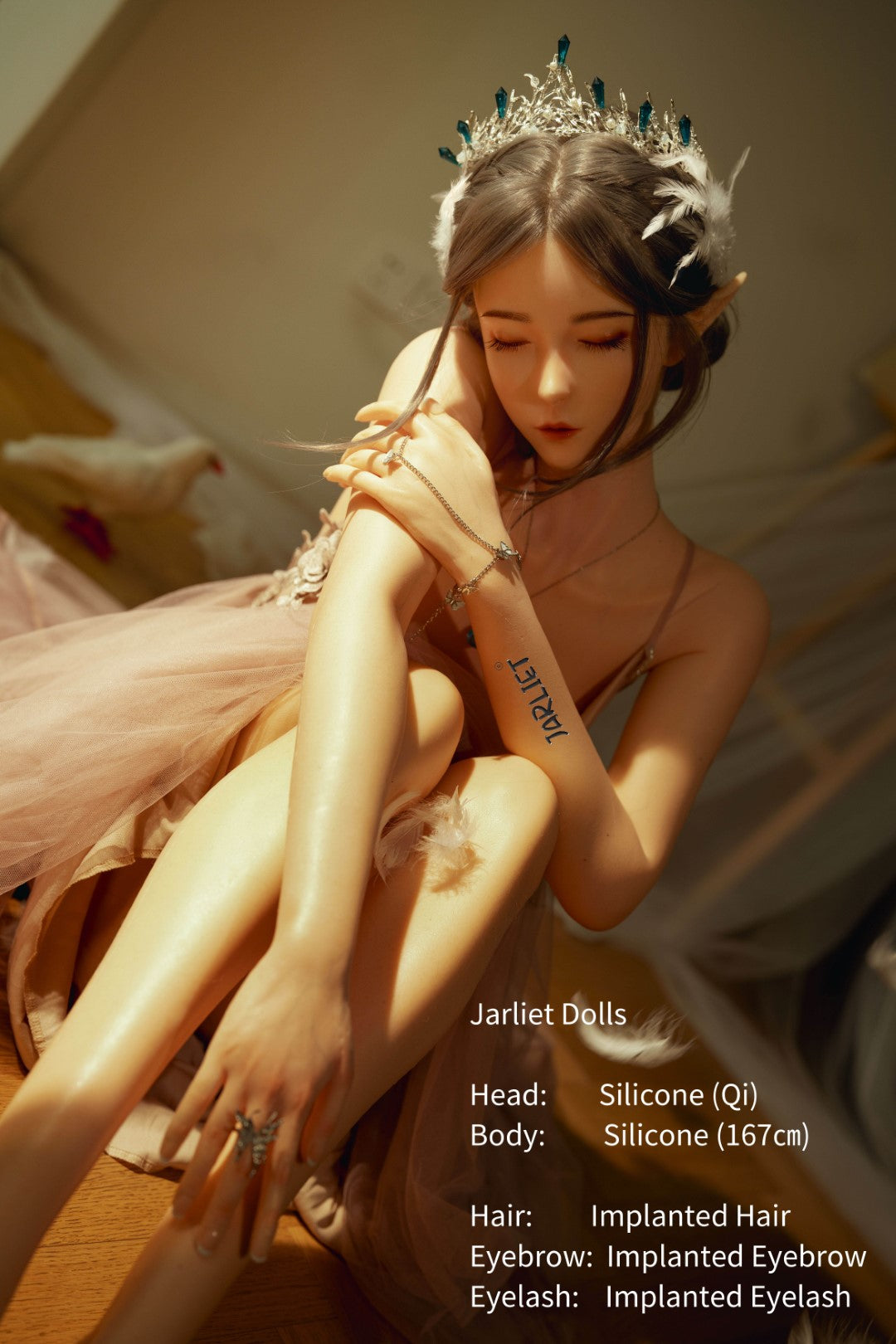 Qi Sex Doll (Jarliet 167 cm B puodelio silikonas)