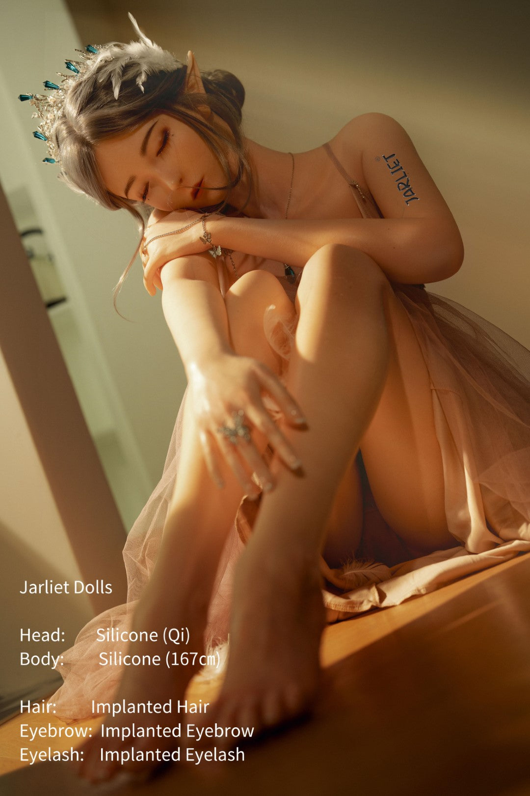 Qi Sex Doll (Jarliet 167 cm B puodelio silikonas)