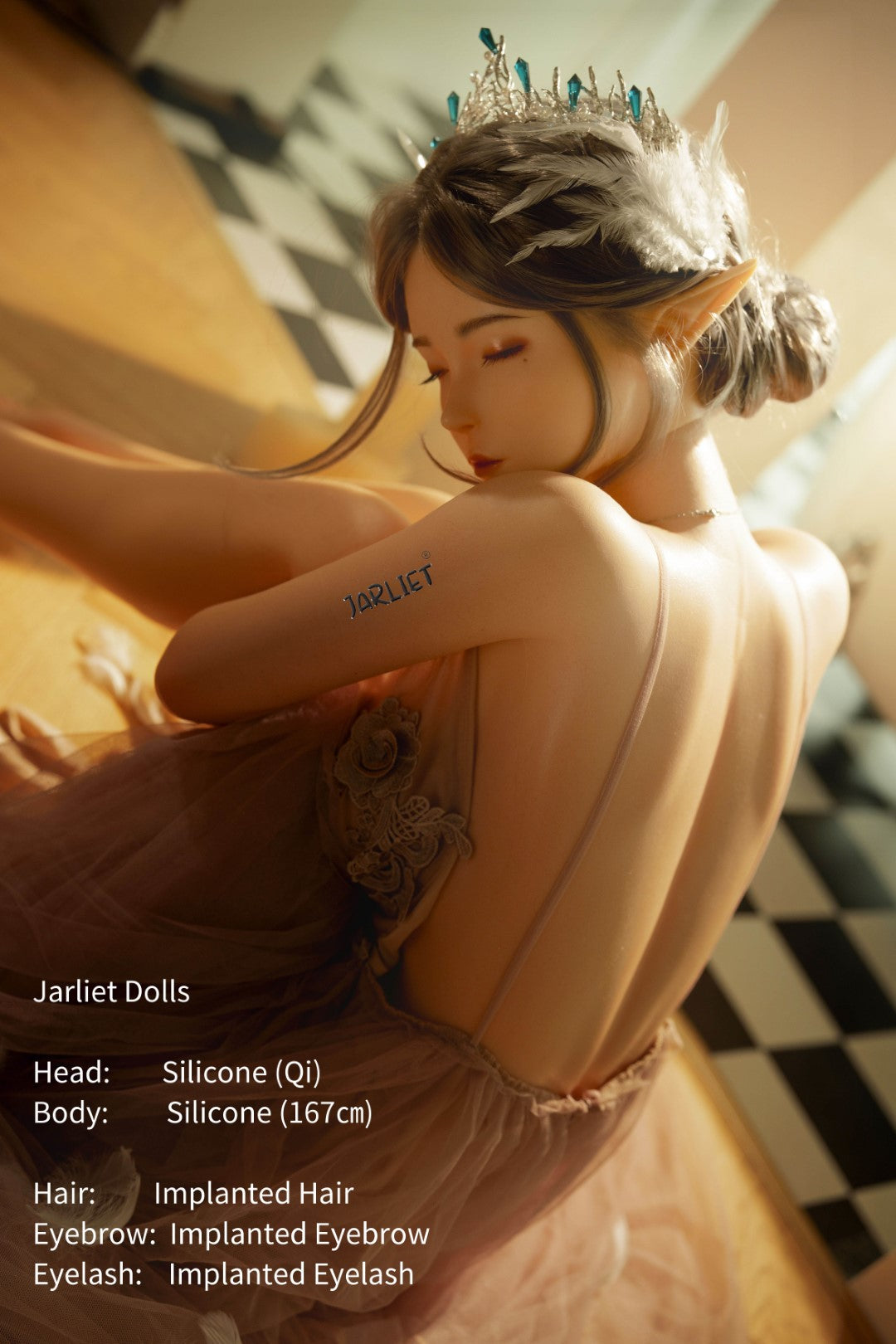 Qi Sex Doll (Jarliet 167 cm B puodelio silikonas)
