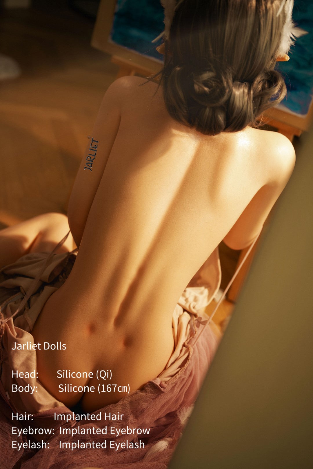 Qi Sex Doll (Jarliet 167 cm B puodelio silikonas)