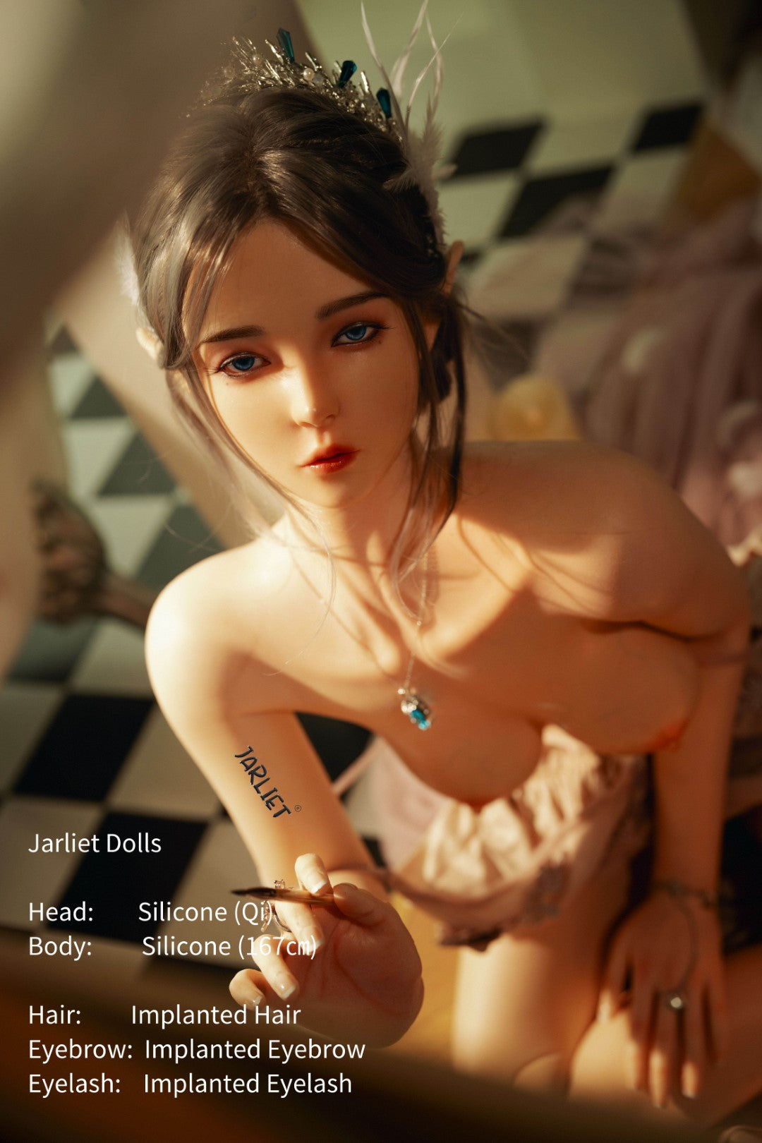 Qi Sex Doll (Jarliet 167 cm B puodelio silikonas)