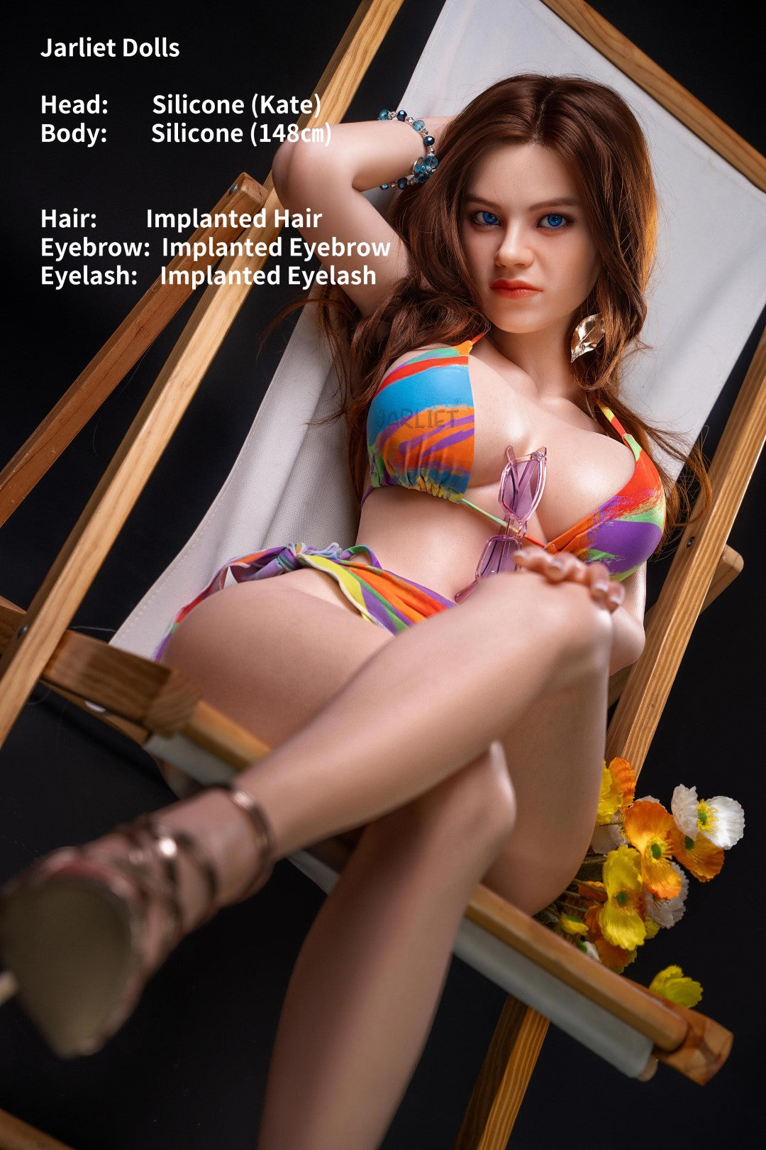 Kate Sex Doll (Jarliet 148 cm E-Cup silikoninis)