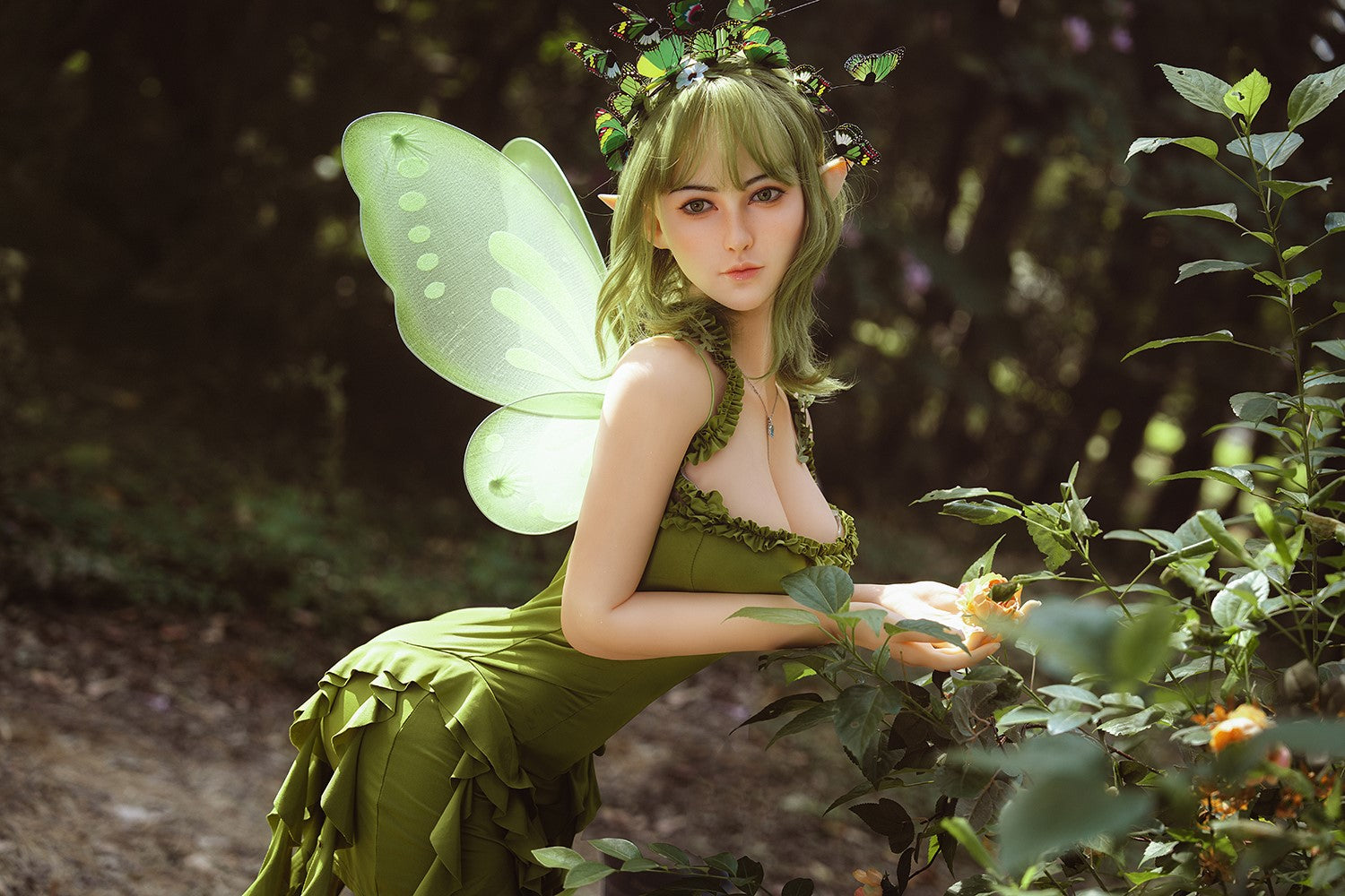Lyra sekso lėlė (Rosretty Doll 160 cm C puodelis # S19 TPE + silikonas)