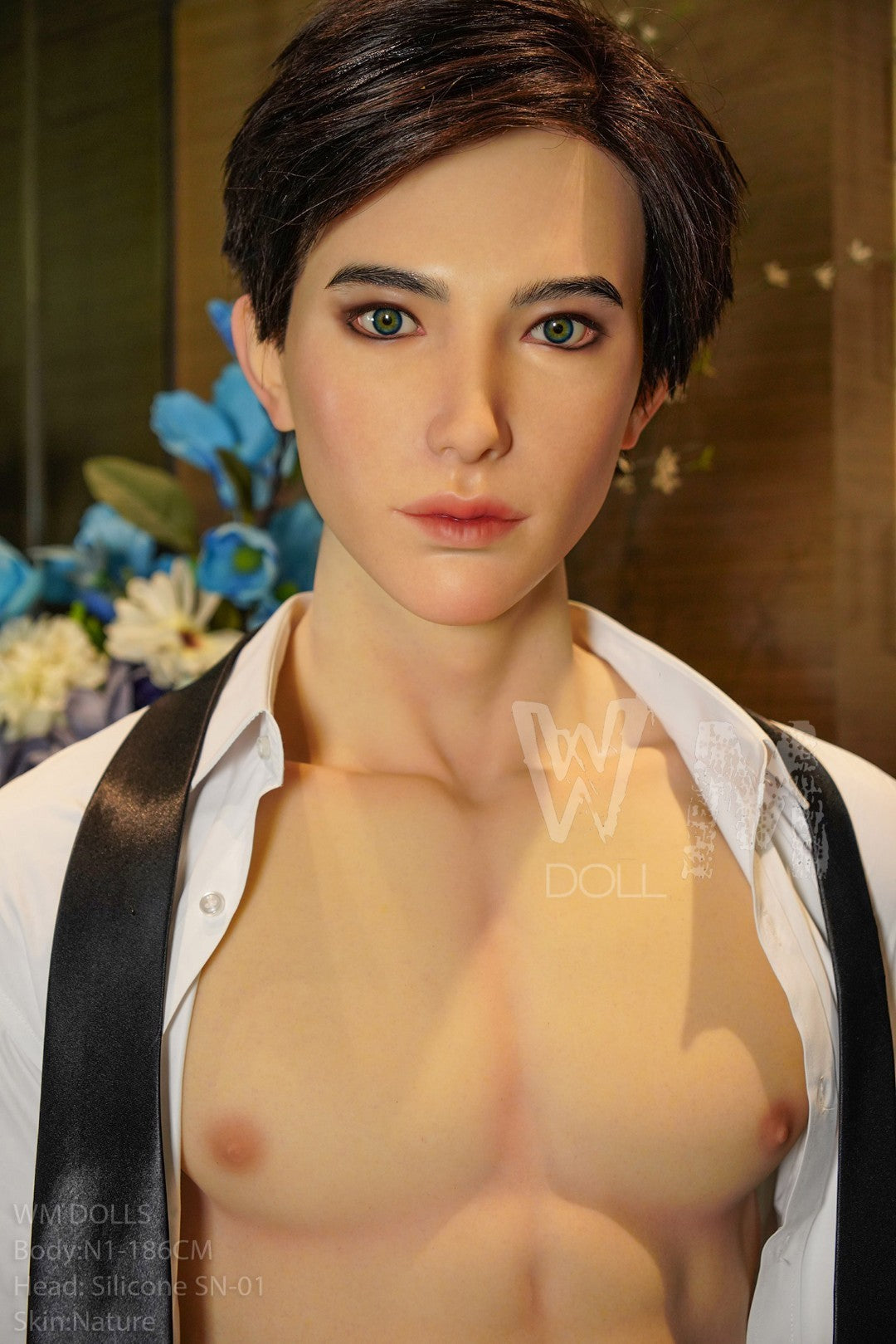 Kenji vyriška sekso lėlė (WM-Doll 186 cm #N1 silikonas)