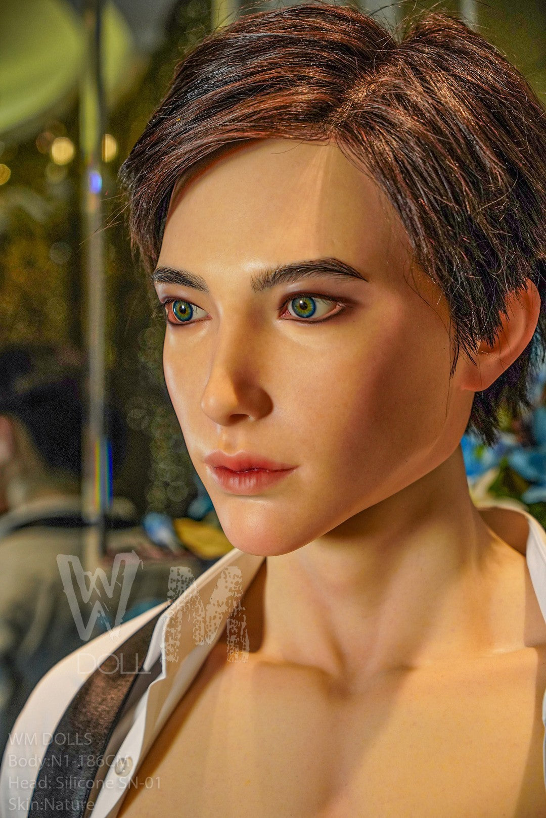 Kenji vyriška sekso lėlė (WM-Doll 186 cm #N1 silikonas)