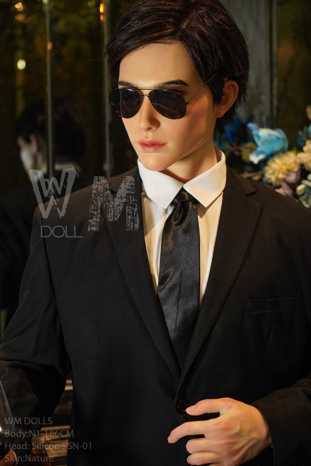 Kenji vyriška sekso lėlė (WM-Doll 186 cm #N1 silikonas)