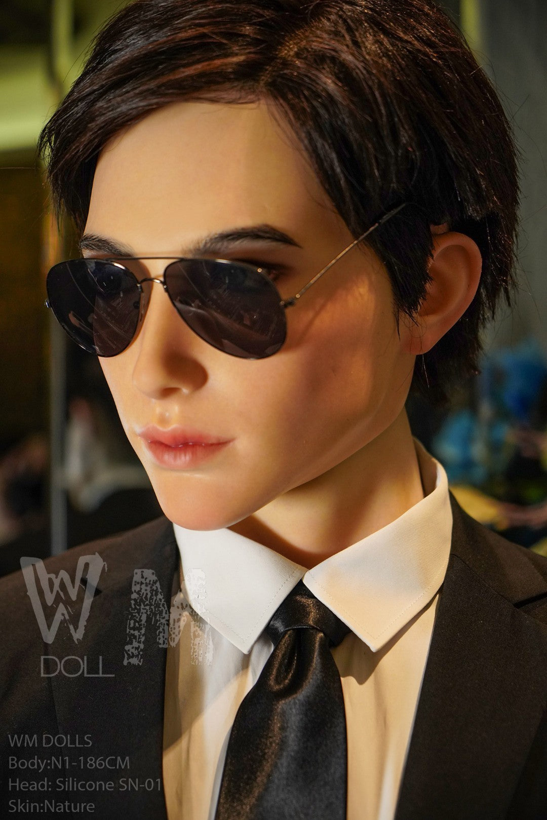 Kenji vyriška sekso lėlė (WM-Doll 186 cm #N1 silikonas)