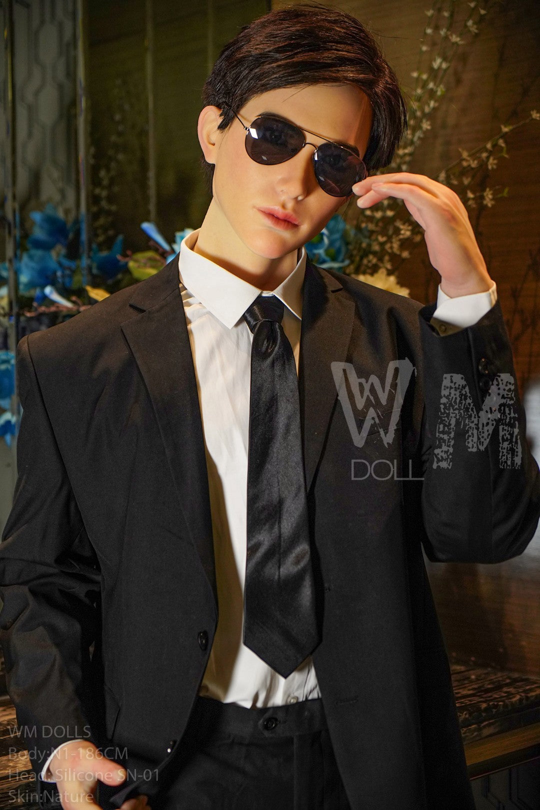 Kenji vyriška sekso lėlė (WM-Doll 186 cm #N1 silikonas)