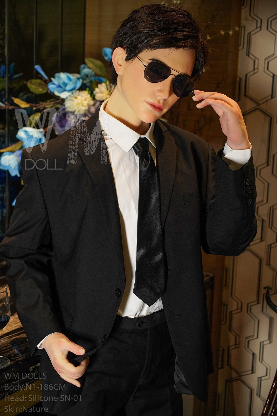 Kenji vyriška sekso lėlė (WM-Doll 186 cm #N1 silikonas)