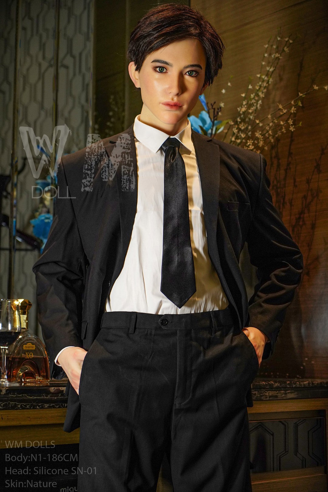 Kenji vyriška sekso lėlė (WM-Doll 186 cm #N1 silikonas)