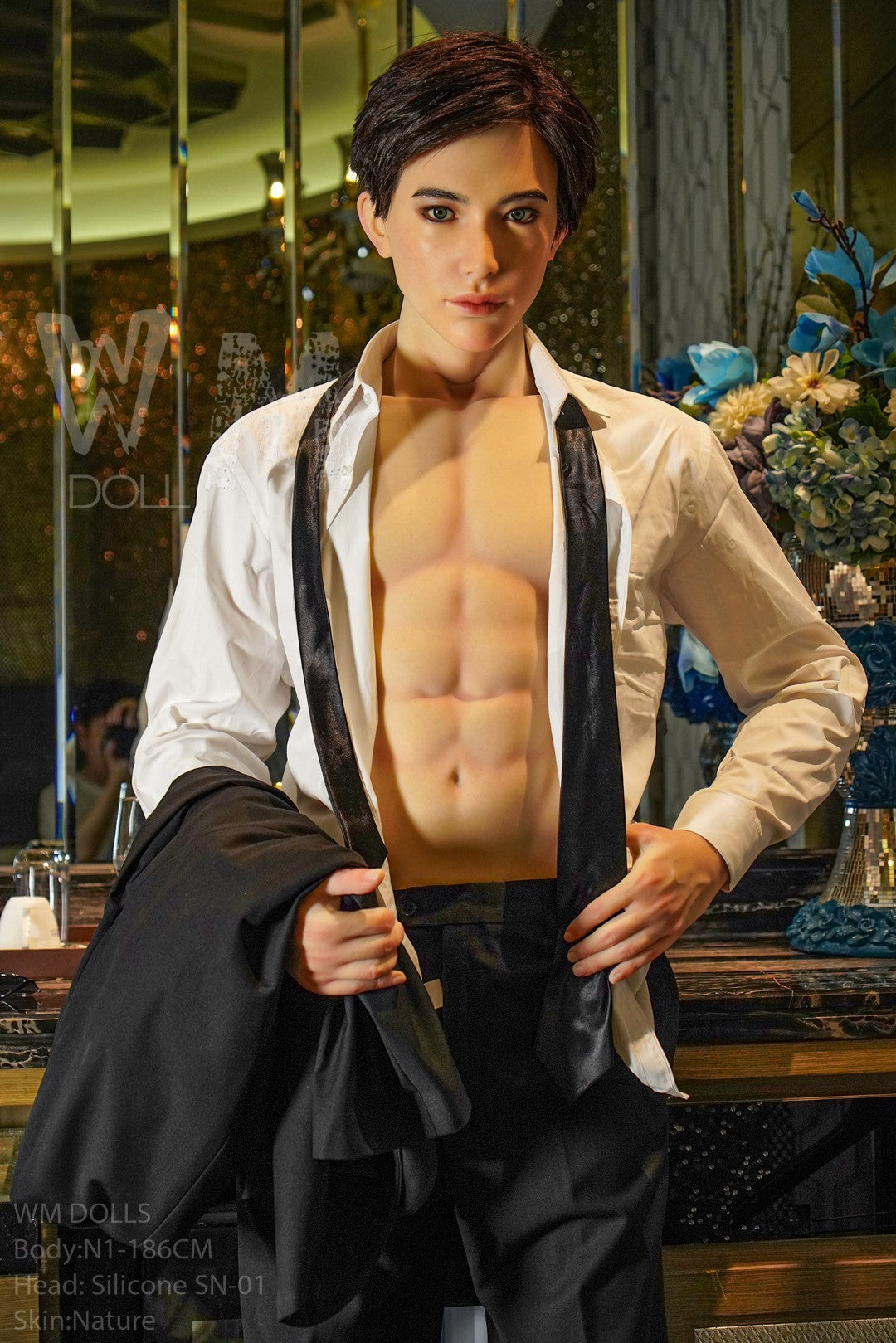Kenji vyriška sekso lėlė (WM-Doll 186 cm #N1 silikonas)