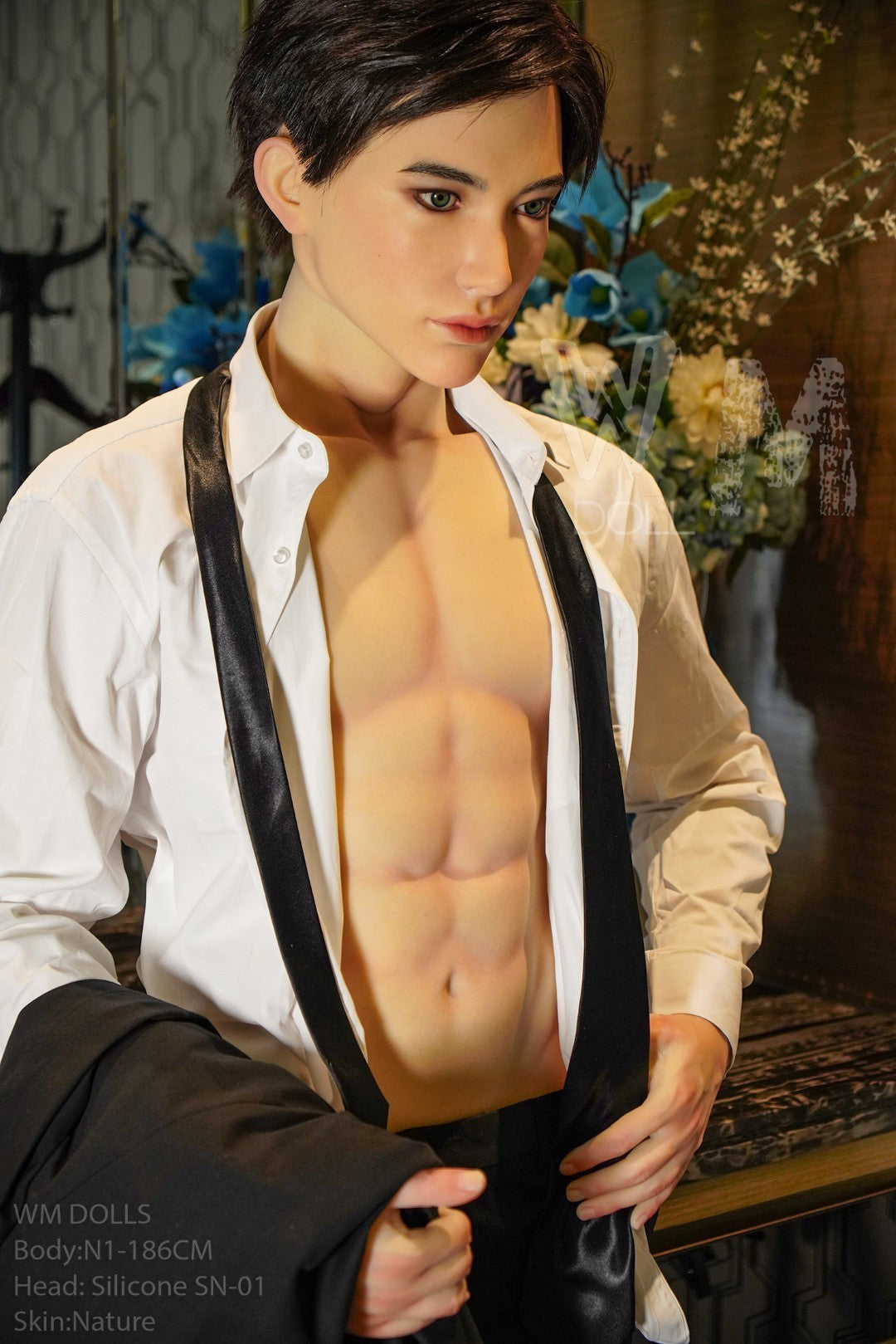 Kenji vyriška sekso lėlė (WM-Doll 186 cm #N1 silikonas)