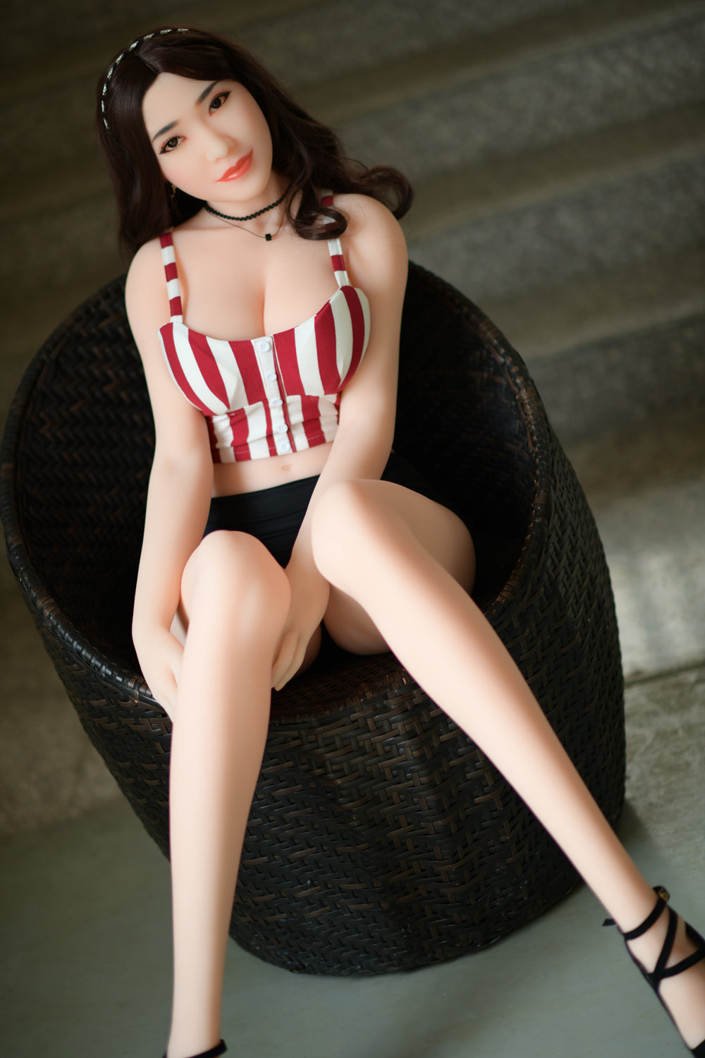 Amber sekso lėlė (HRDoll 165 cm D-Cup #38 TPE)