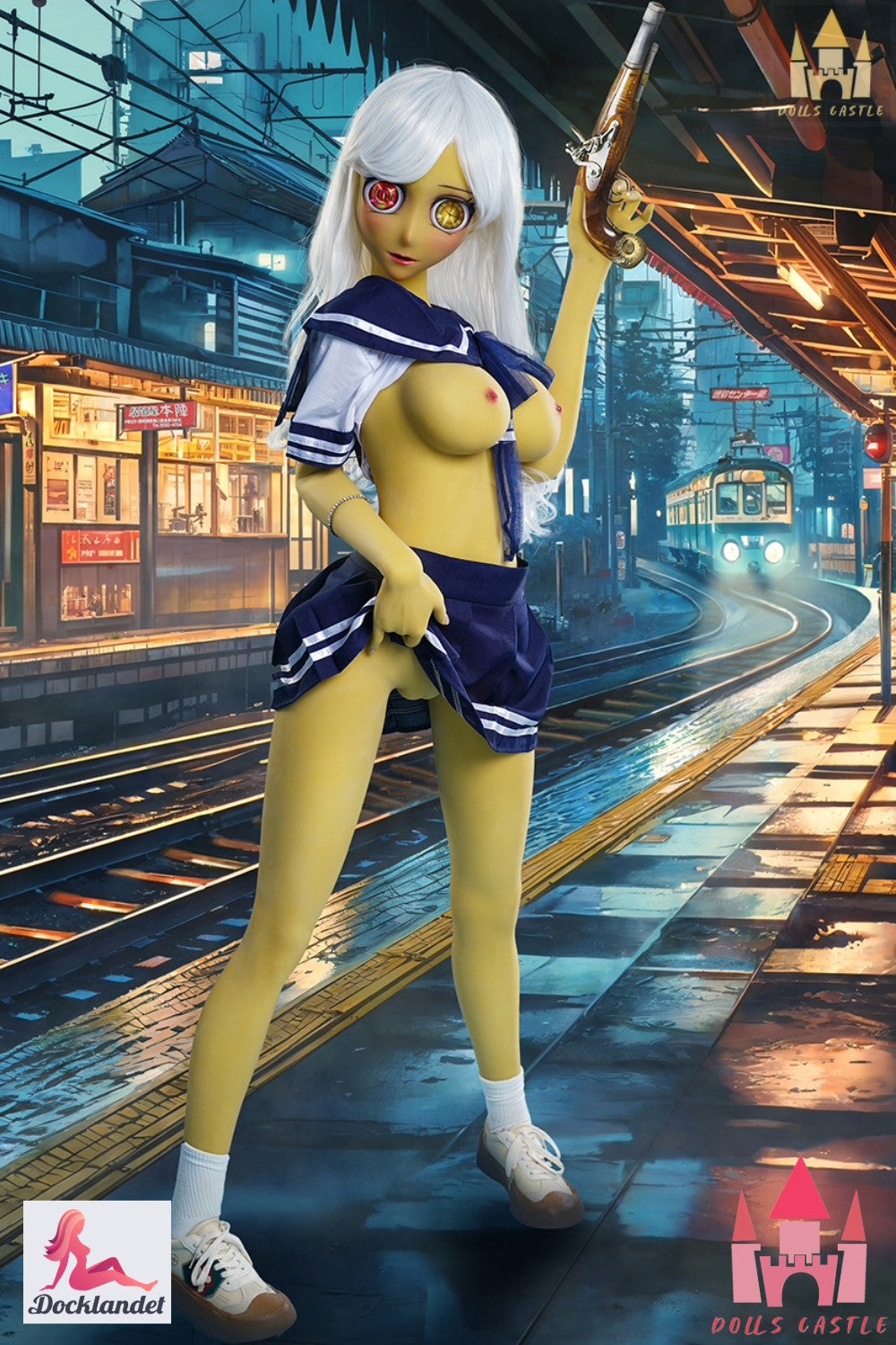 Sekso lėlė Inasidey (Dolls Castle 160 cm D-Cup silikoninis)