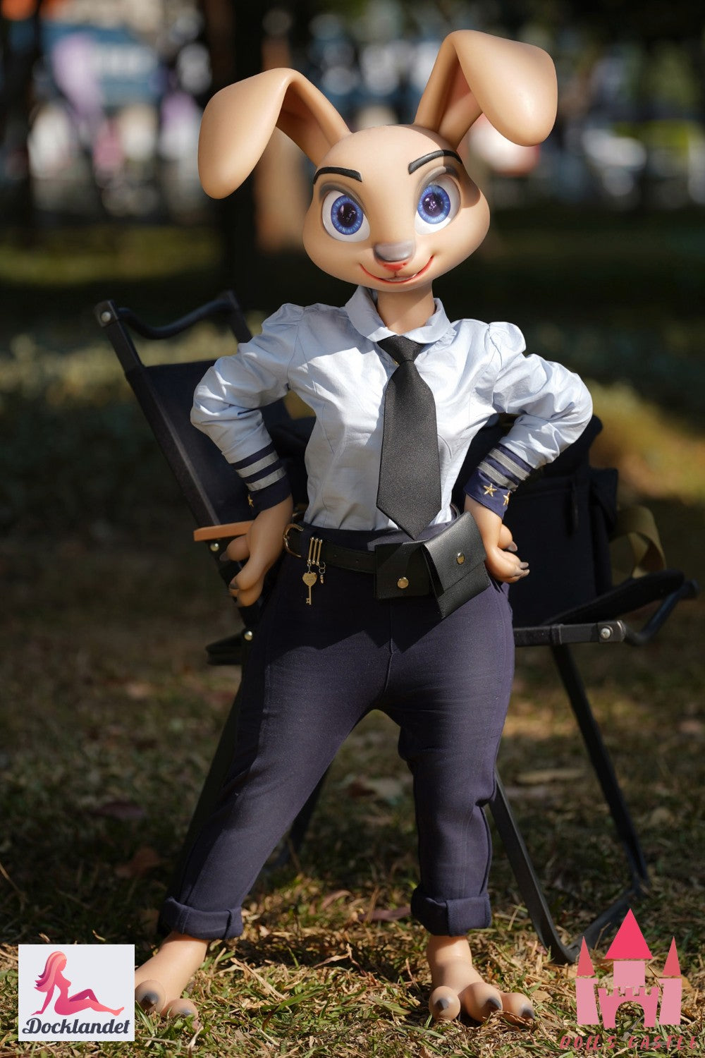 Judy triušio sekso lėlė (Dolls Castle 120 cm C-Cup Silicone) Triušis