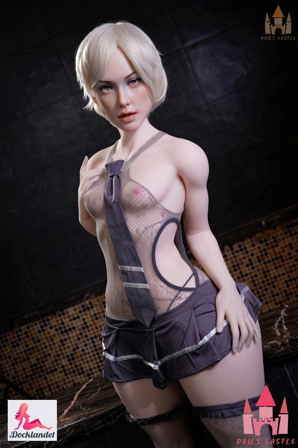 Sekso lėlė Kimora Shemale (Dolls Castle 148 cm B puodelis #S26 silikonas)