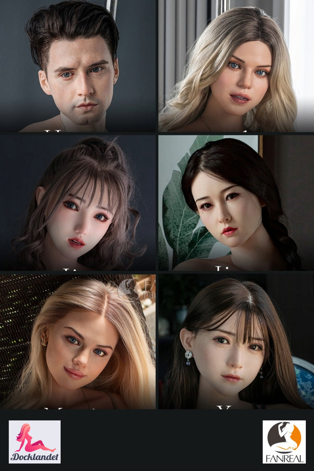 Papildoma galva („Fanreal Doll Silicone Original“)