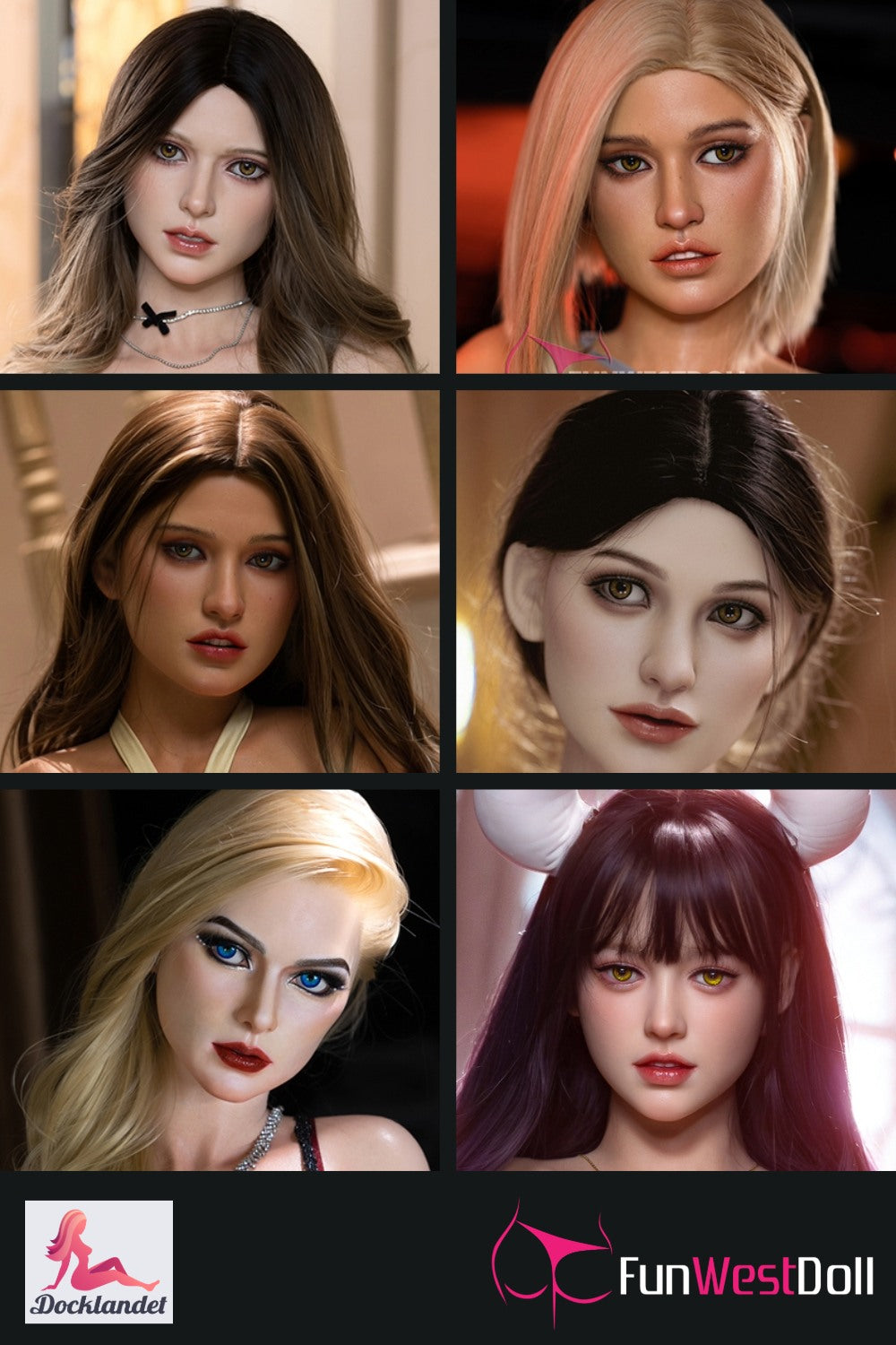 Papildoma galva (FunWest Doll Originalus silikonas)