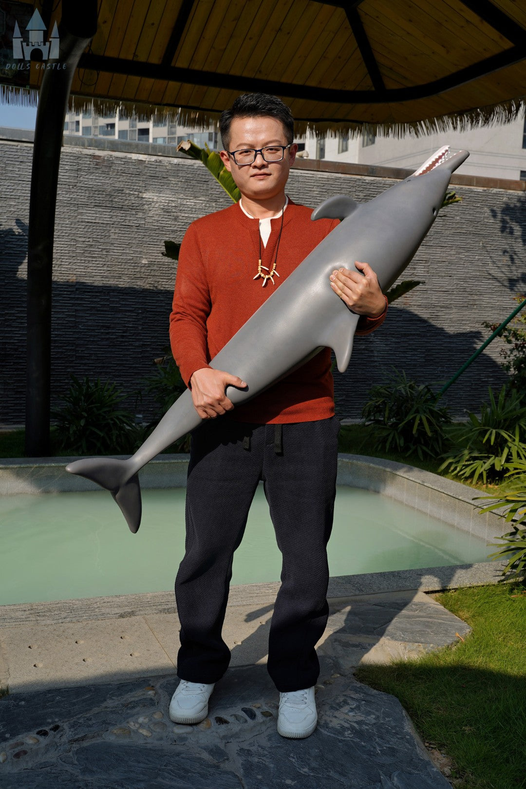 Sekso lėlė delfinais (Dolls Castle 130cm silikoninis)