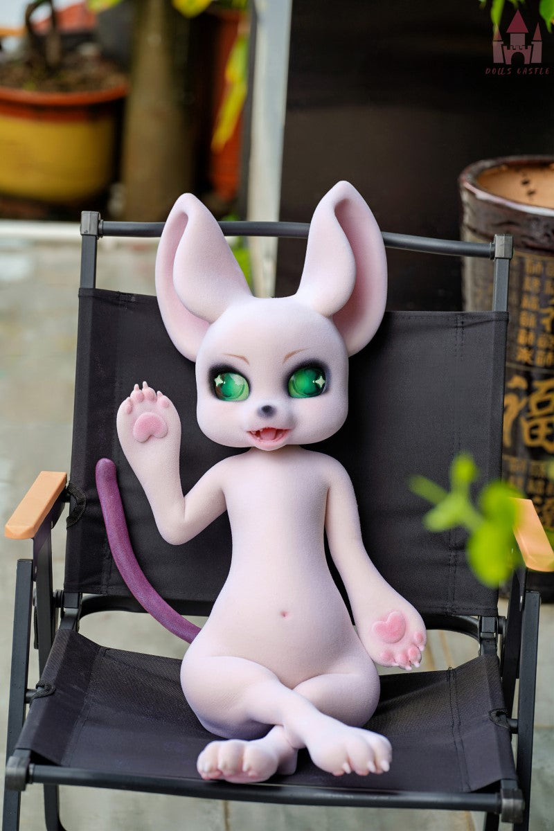 Sūrio pelės sekso lėlė (Dolls Castle 80 cm A formos silikoninis puodelis)