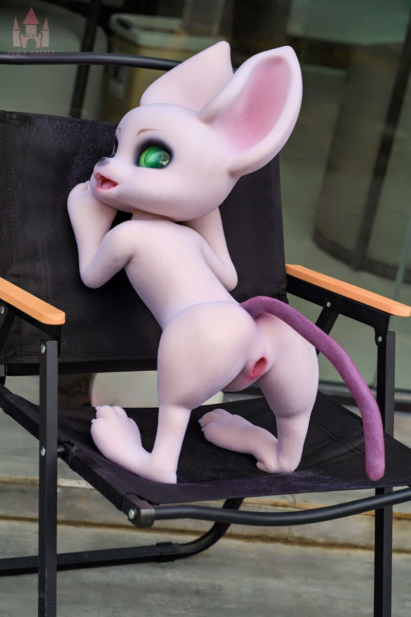 Sūrio pelės sekso lėlė (Dolls Castle 80 cm A formos silikoninis puodelis)