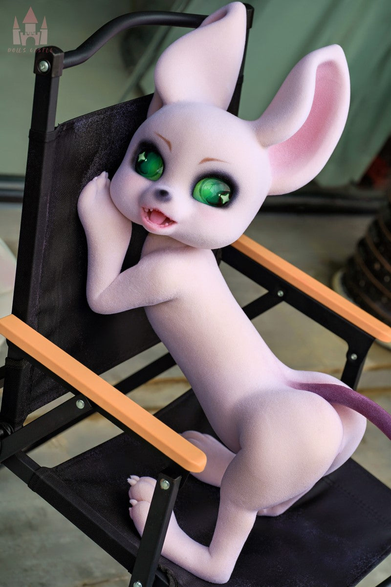 Sūrio pelės sekso lėlė (Dolls Castle 80 cm A formos silikoninis puodelis)