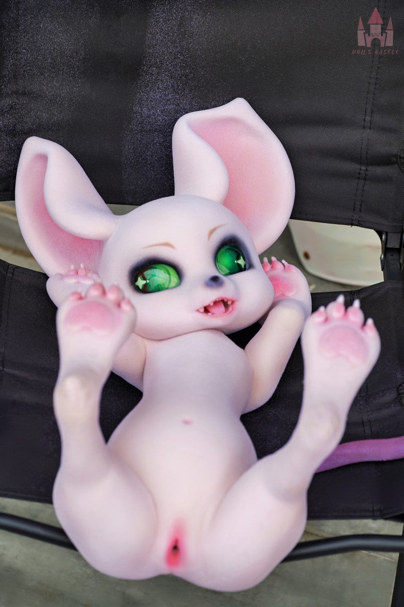 Sūrio pelės sekso lėlė (Dolls Castle 80 cm A formos silikoninis puodelis)