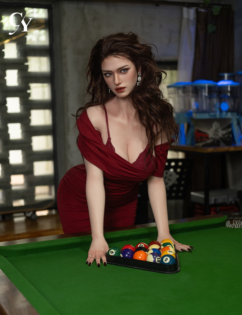 Elva Sekso lėlė (TOP CYDOLL 176 cm E-puodelis TPE+silikonas)