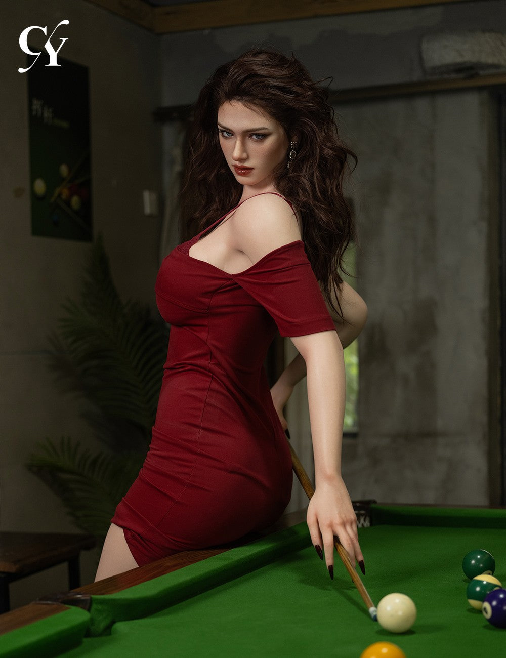Elva Sekso lėlė (TOP CYDOLL 176 cm E-puodelis TPE+silikonas)