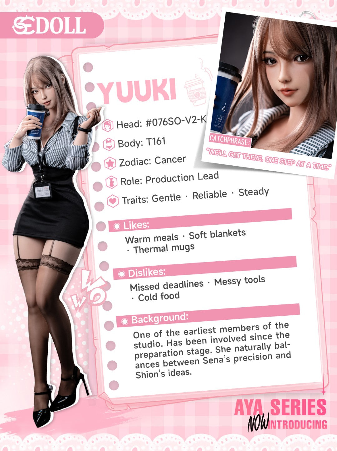Yuuki.K Sex Doll (SEDoll 161 cm C-Cup #076SO RST silikonas)
