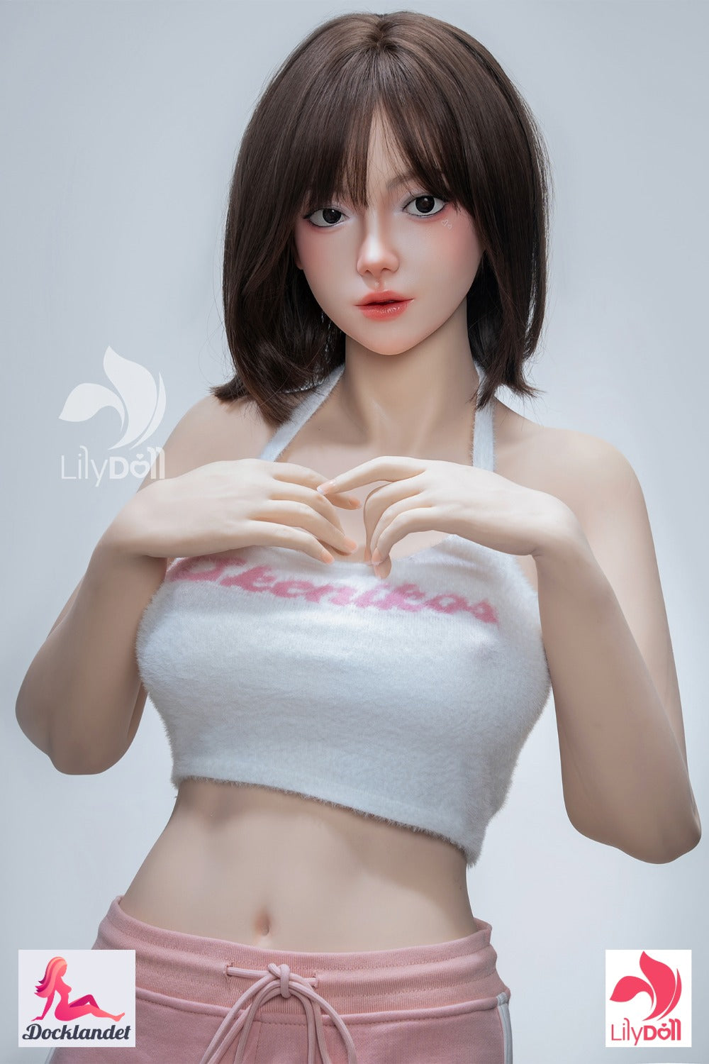 LilyDoll Elara-B sekso lėlė jausminga poza su F puodeliais