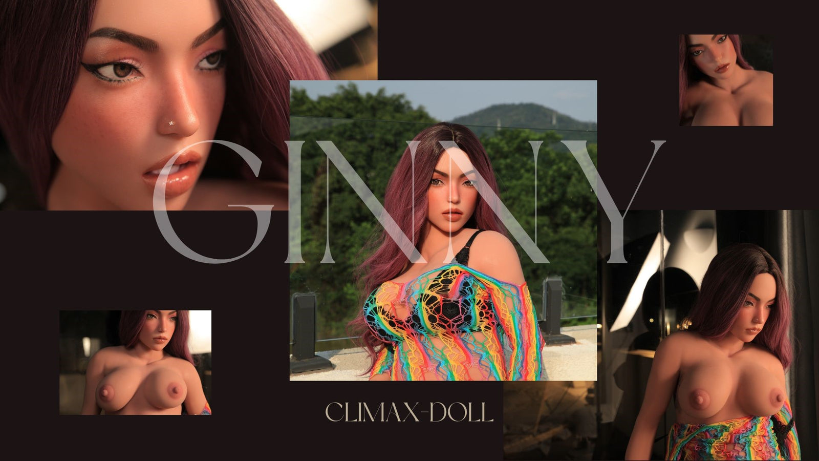 Ginny Sex Doll (Climax Doll Pro 155cm D puodelis TPE + silikonas)