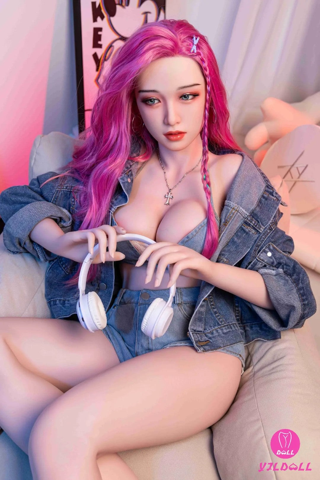 Sekso lėlė Hailey (YJL Doll 168 cm E-Cup #372 silikonas)