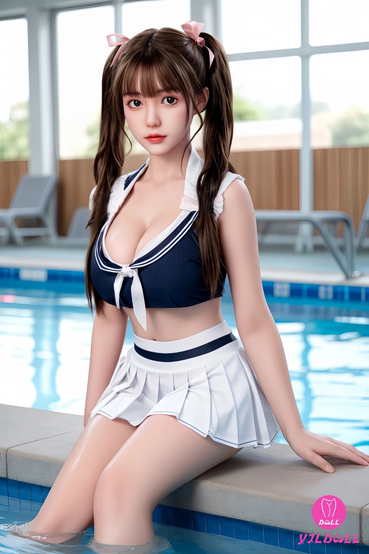 Gu Lan sekso lėlė (YJL Doll 165 cm D-Cup #410 silikonas)