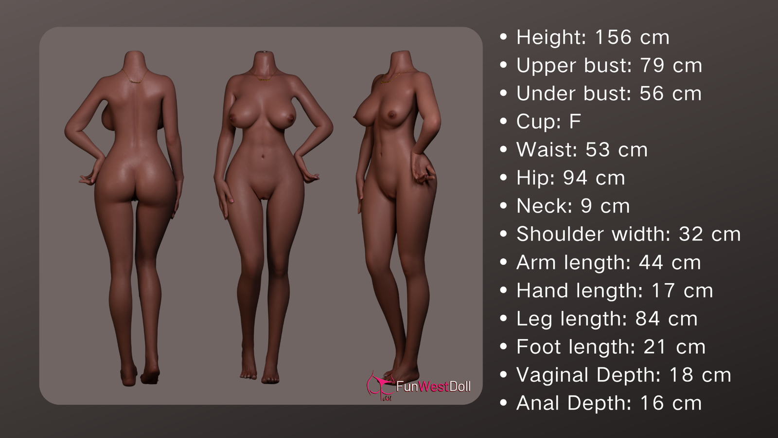 Bella sekso lėlė (FunWest Doll 156 cm F formos puodelis #037S silikonas)